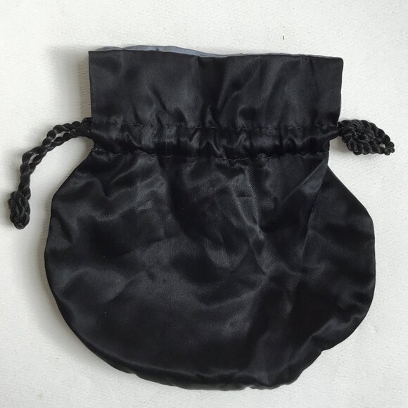 ABS Allen Schwartz Black Statin Drawstring Dust Bag - Picture 2 of 3